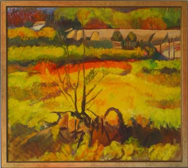 Original Expressionism Landscape Paintings by Debbie Kampel