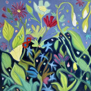 Original Expressionism Botanic Paintings by Andrea Stolarczyk