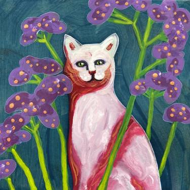 Original Cats Paintings by Andrea Stolarczyk