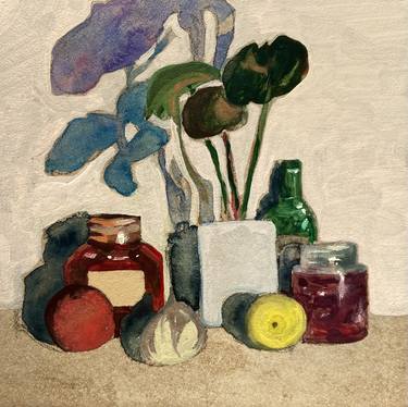Original Expressionism Still Life Paintings by Andrea Stolarczyk