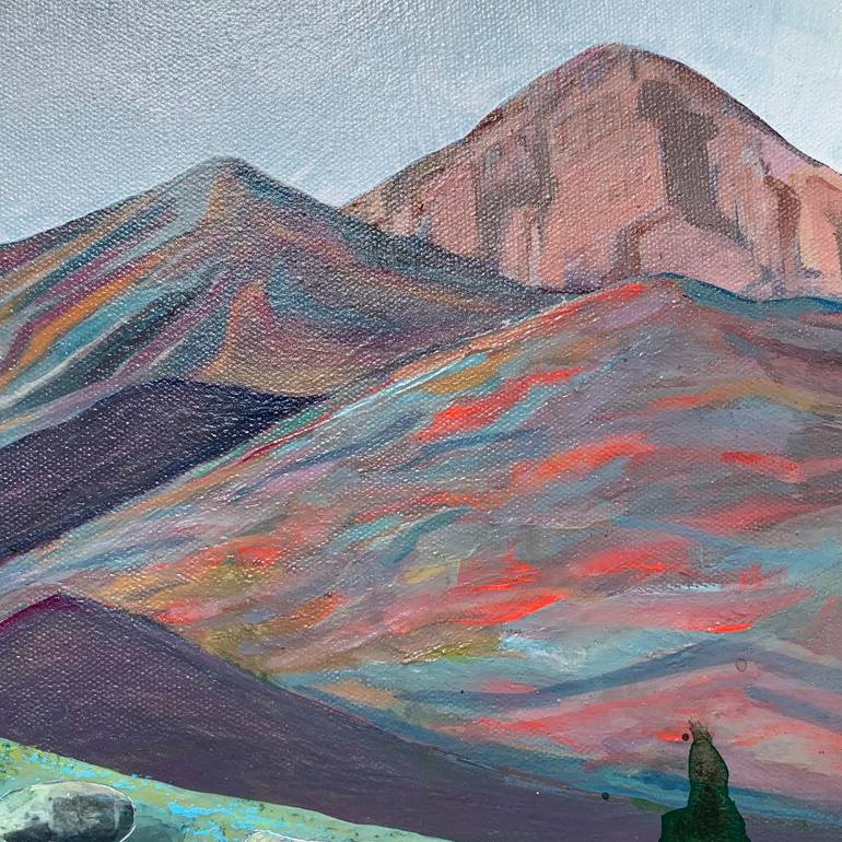 Original Expressionism Landscape Painting by Andrea Downs
