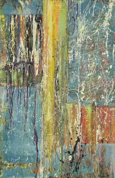 Print of Abstract Expressionism Abstract Paintings by Andris Melngalvis