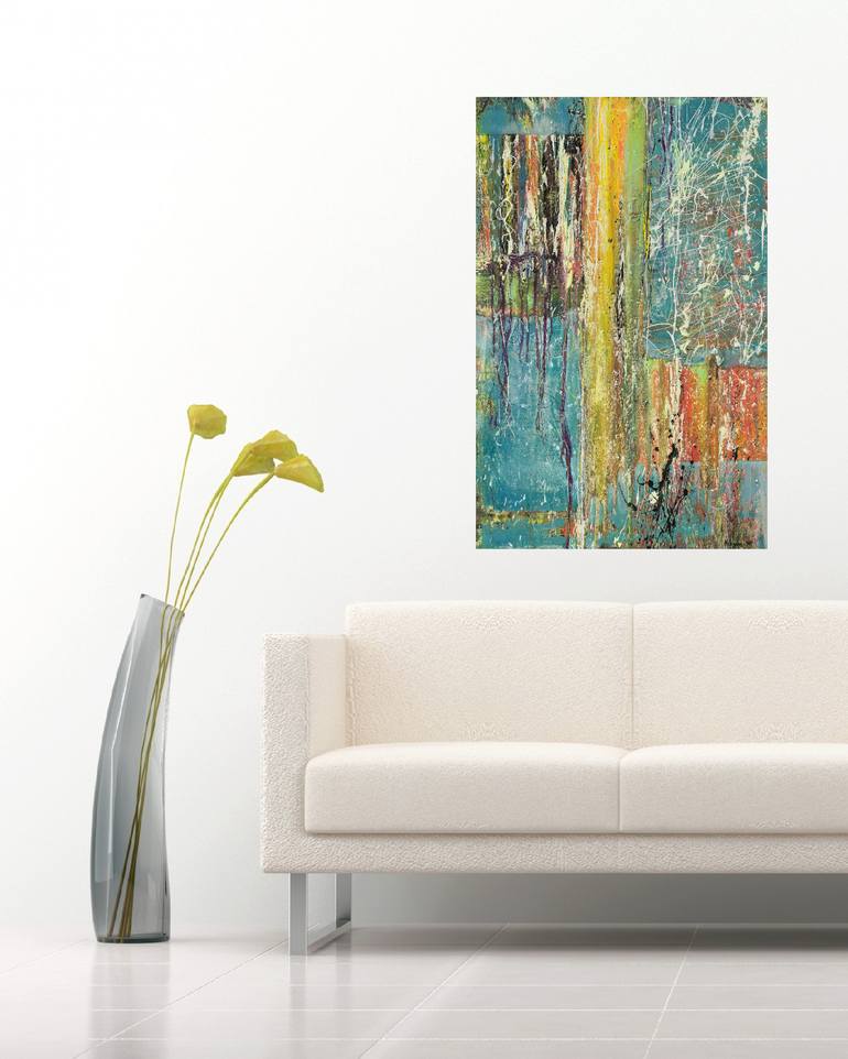 Original Abstract Painting by Andris Melngalvis