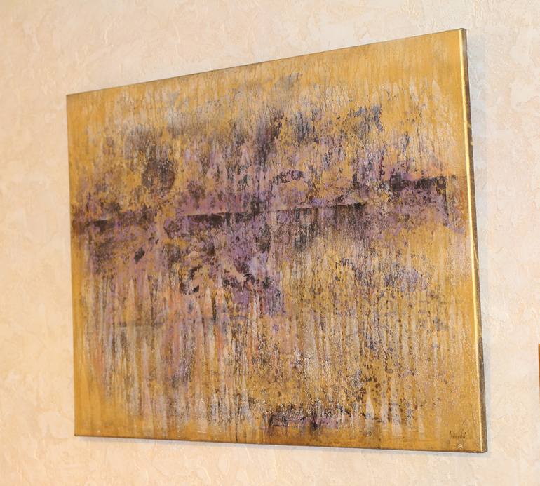 Original Fine Art Abstract Painting by Andris Melngalvis