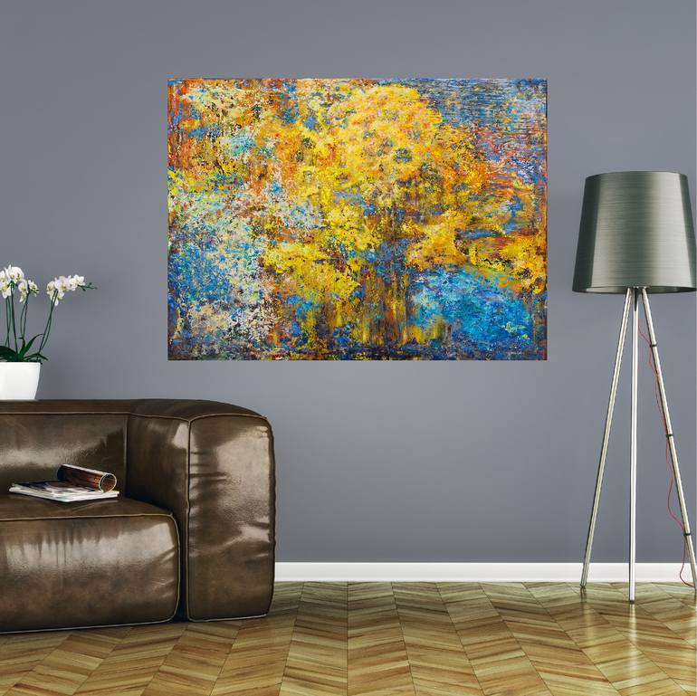 Original Abstract Painting by Andris Melngalvis