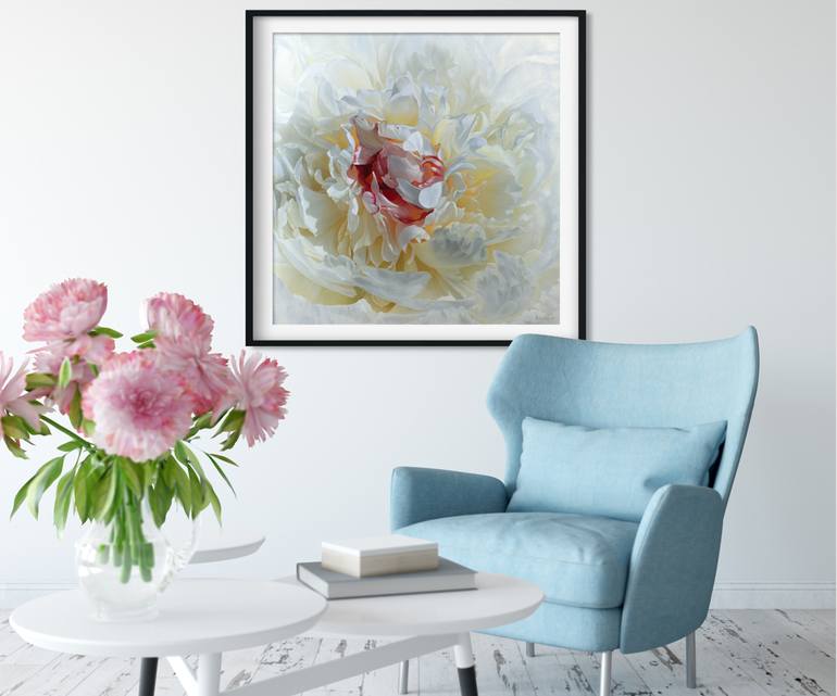 Original Floral Painting by Andris Melngalvis
