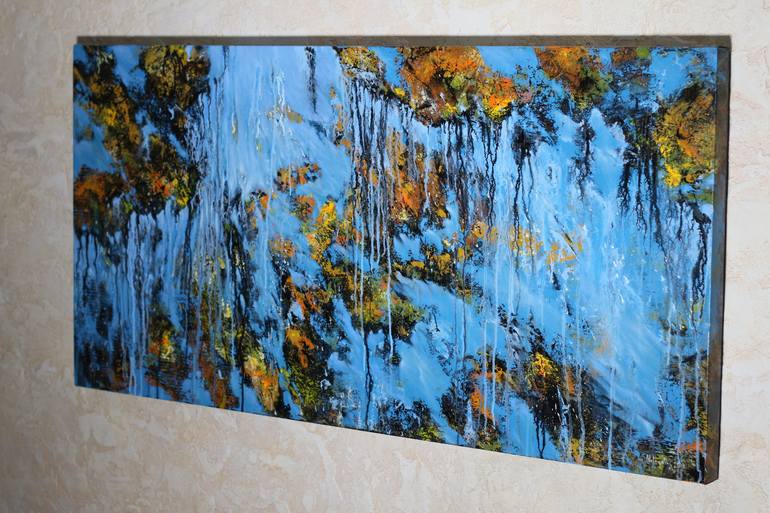 Original Abstract Nature Painting by Andris Melngalvis