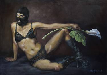Print of Fine Art Women Paintings by Isis Rodriguez