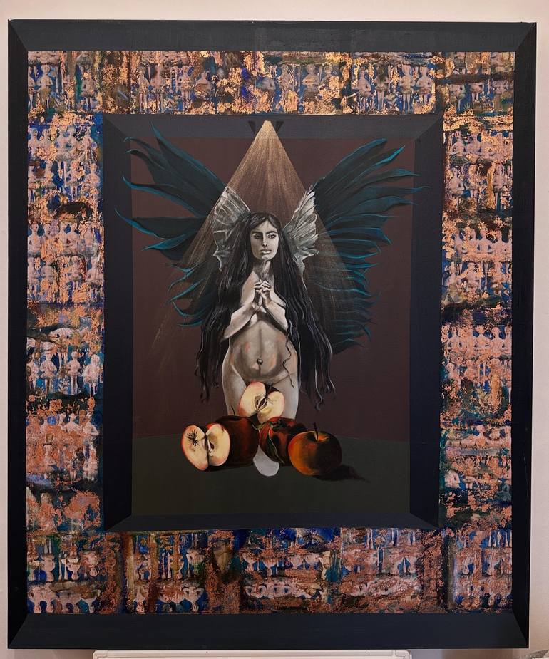 Print of Abstract Expressionism Nude Paintings by Mercedeh Tehrani