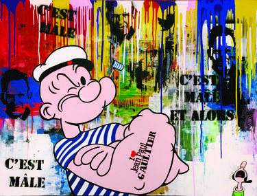 Original Pop Art Cartoon Paintings by JEAN MICHEL CHAUBARD