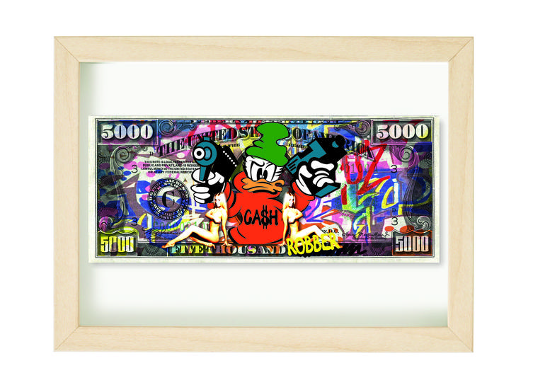 CASH CASH - Limited Edition of 1 Printmaking by JEAN MICHEL CHAUBARD ...