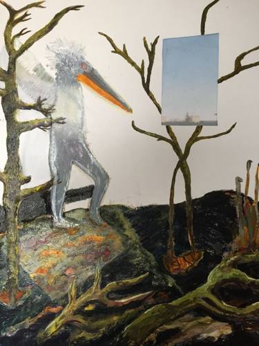 Original Abstract Fantasy Paintings by Eva Wolfram-Ertl
