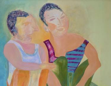 Original Figurative Abstract Paintings by Eva Wolfram-Ertl