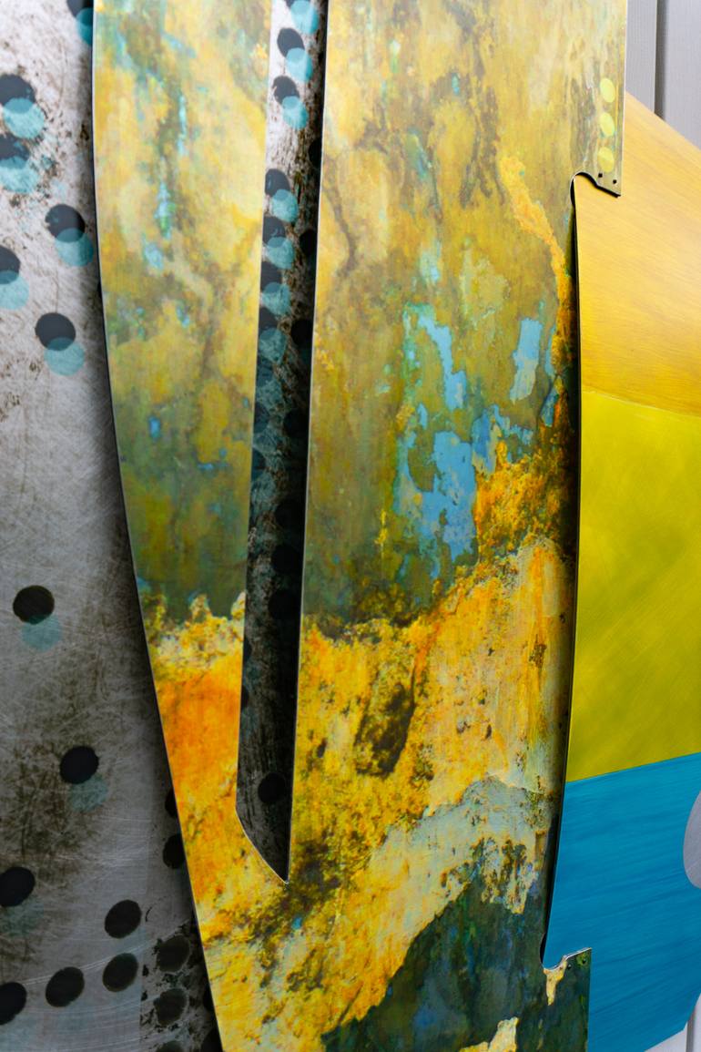 Original Modernism Abstract Mixed Media by Kenneth Richard Girardini