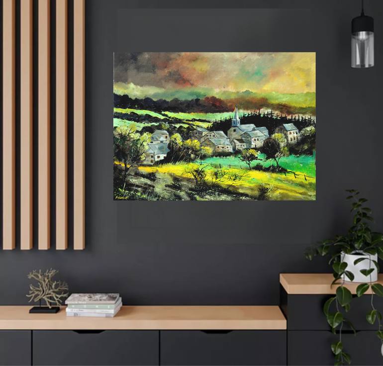 Original Impressionism Landscape Painting by Pol Ledent