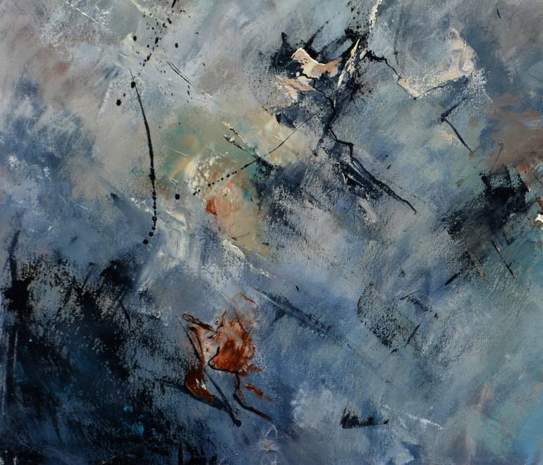 Original Abstract Painting by Pol Ledent
