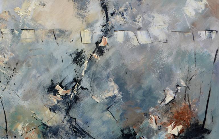 Original Abstract Painting by Pol Ledent