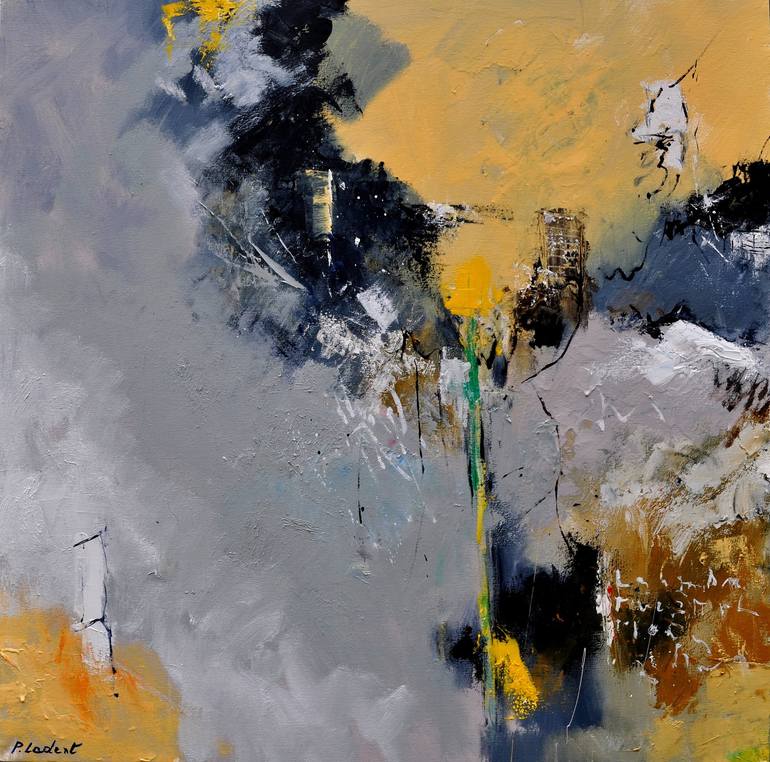 Original Abstract Painting by Pol Ledent | Abstract Art on Canvas | At the border