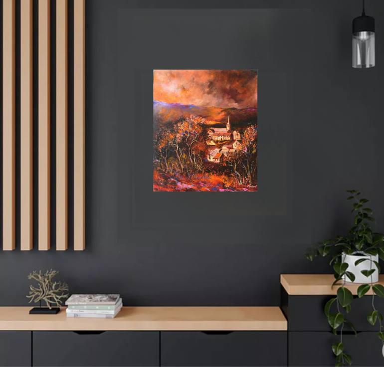 Original Impressionism Landscape Painting by Pol Ledent