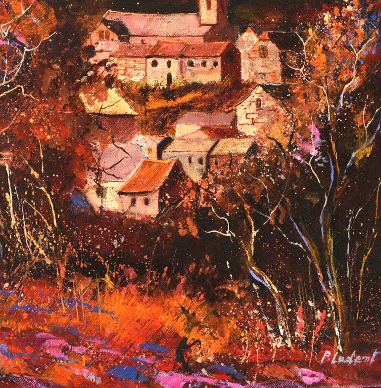 Original Impressionism Landscape Painting by Pol Ledent