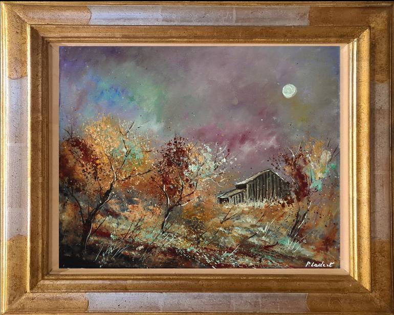 Original Impressionism Landscape Painting by Pol Ledent