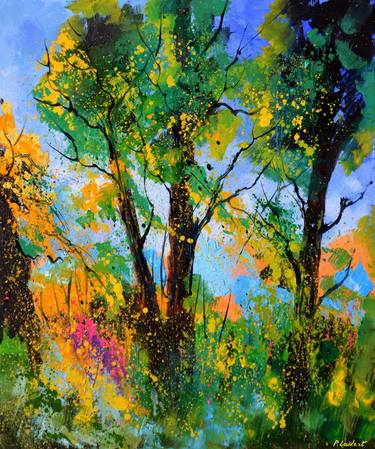 Print of Impressionism Seasons Paintings by Pol Ledent