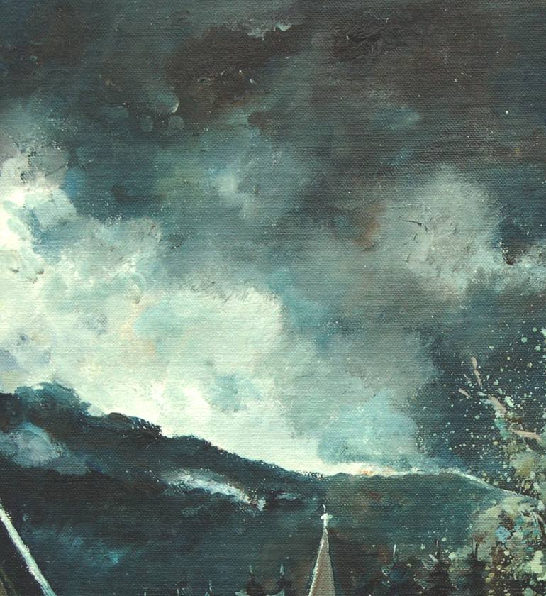 Original Impressionism Landscape Painting by Pol Ledent