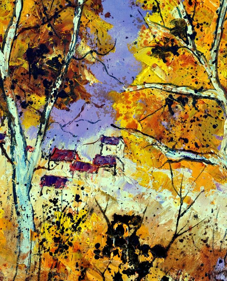 Original Impressionism Landscape Painting by Pol Ledent