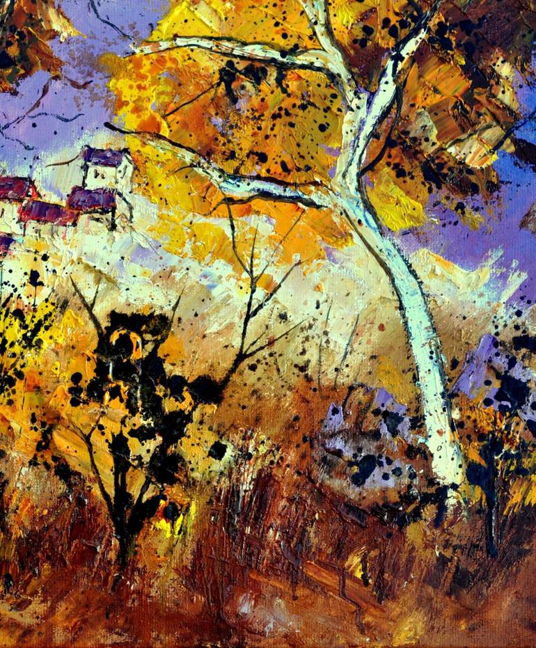 Original Impressionism Landscape Painting by Pol Ledent