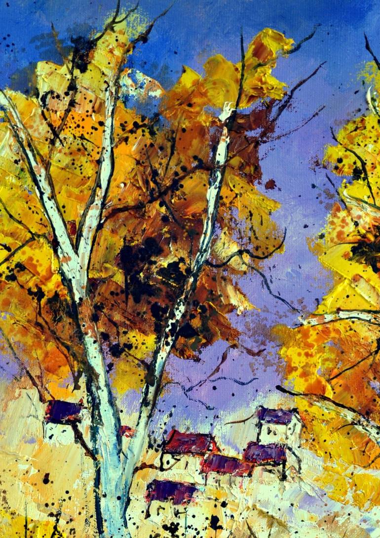 Original Impressionism Landscape Painting by Pol Ledent