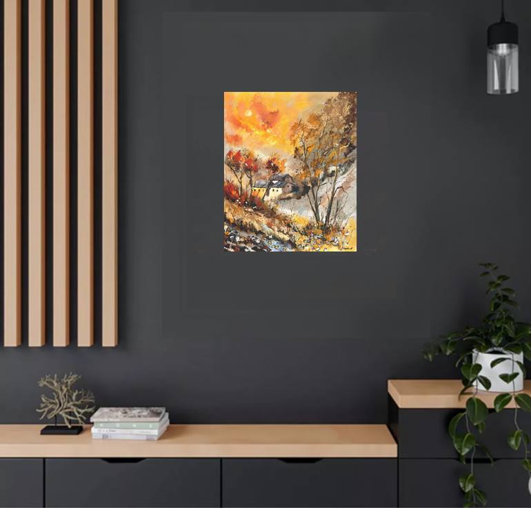 Original Impressionism Landscape Painting by Pol Ledent