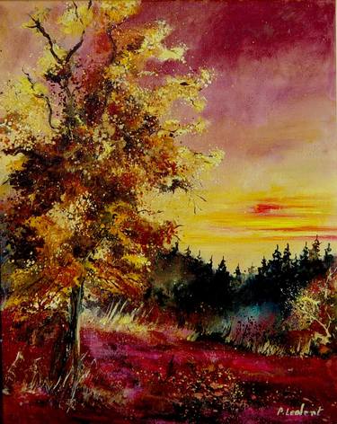 Original Impressionism Landscape Paintings by Pol Ledent