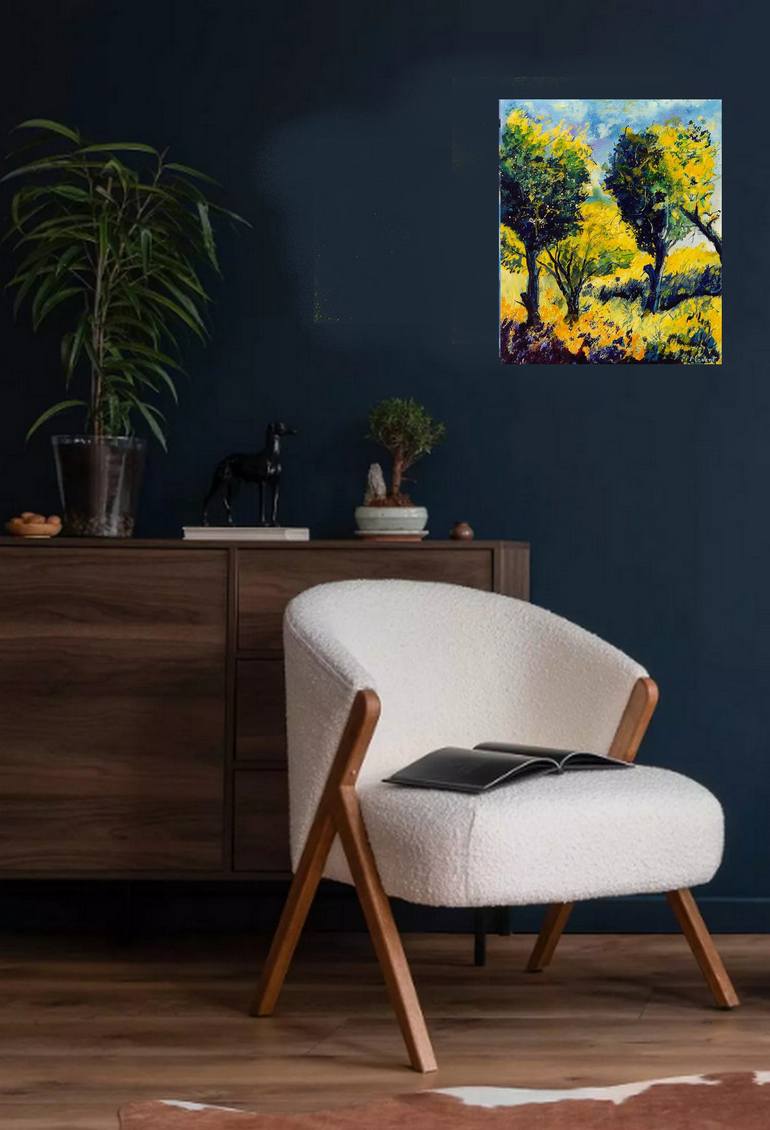 Original Impressionism Landscape Painting by Pol Ledent