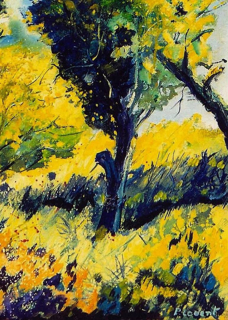 Original Impressionism Landscape Painting by Pol Ledent