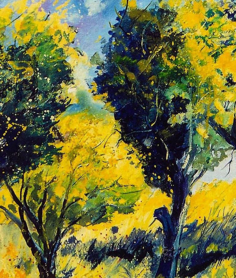 Original Impressionism Landscape Painting by Pol Ledent