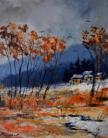 Original Impressionism Landscape Paintings by Pol Ledent