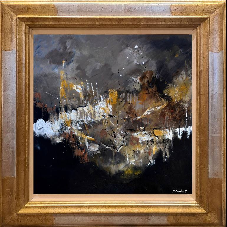 Original Abstract Painting by Pol Ledent