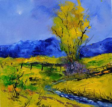 Print of Impressionism Landscape Paintings by Pol Ledent