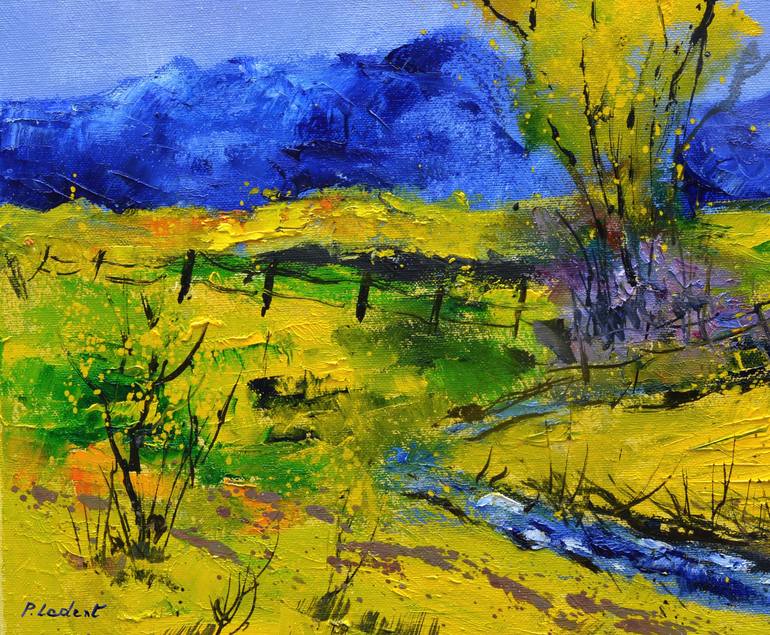 Original Impressionism Landscape Painting by Pol Ledent