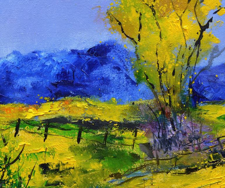 Original Impressionism Landscape Painting by Pol Ledent