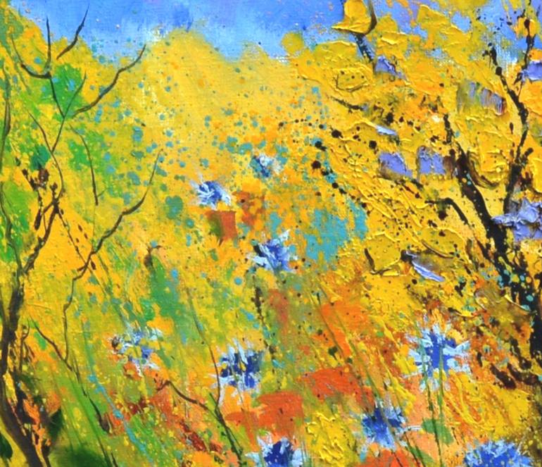 Original Impressionism Botanic Painting by Pol Ledent