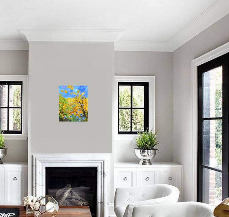 Original Impressionism Botanic Painting by Pol Ledent