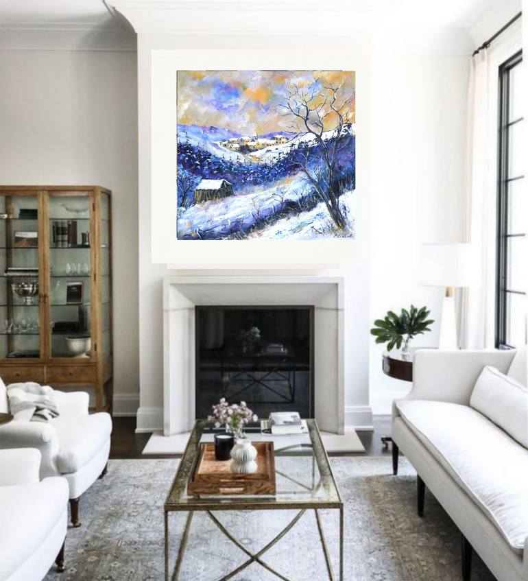 Original Impressionism Landscape Painting by Pol Ledent