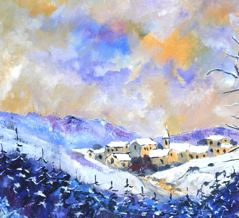 Original Impressionism Landscape Painting by Pol Ledent
