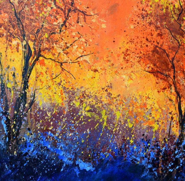 Original Impressionism Landscape Painting by Pol Ledent