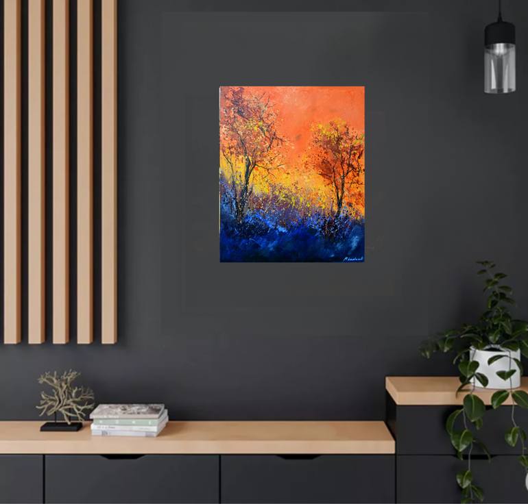 Original Impressionism Landscape Painting by Pol Ledent