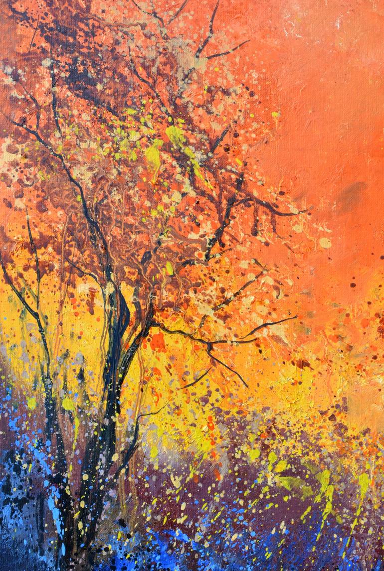 Original Impressionism Landscape Painting by Pol Ledent