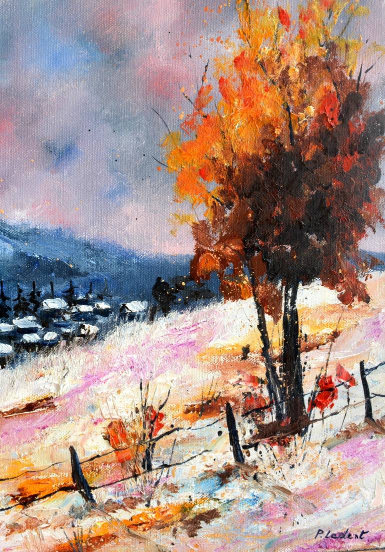 Original Impressionism Landscape Painting by Pol Ledent
