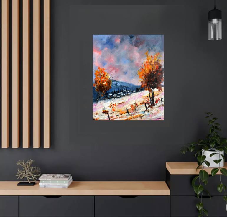 Original Impressionism Landscape Painting by Pol Ledent