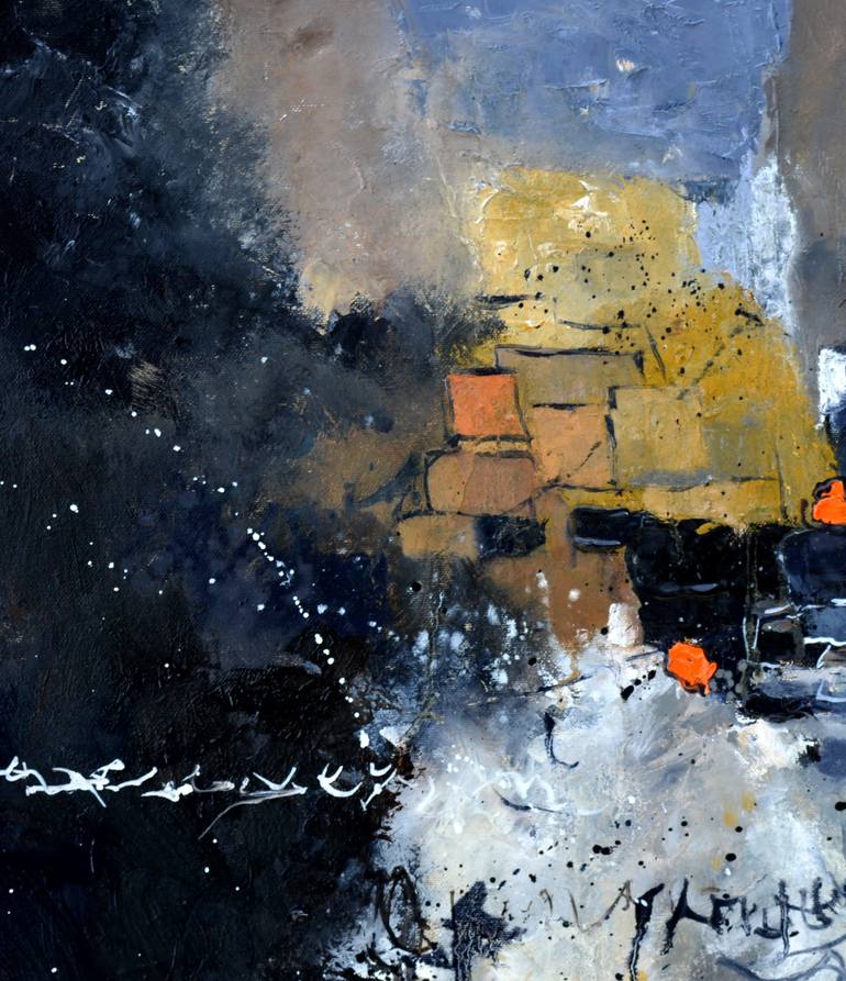 Original Abstract Painting by Pol Ledent